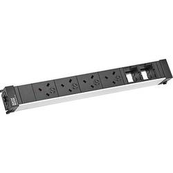 Bachmann 9090026 Steckdosenleiste Aluminium GST18i Anschlussbuchse 1 St.