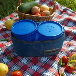 Lunch-Set to go mit Kühltasche & 3 Dosen