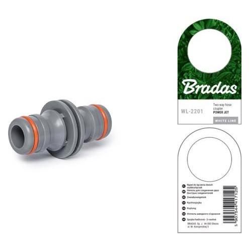 Bradas WHITE LINE Kupplung für zwei Anschlüsse POWER JET (2 Wege Verteiler) (WL-2201)