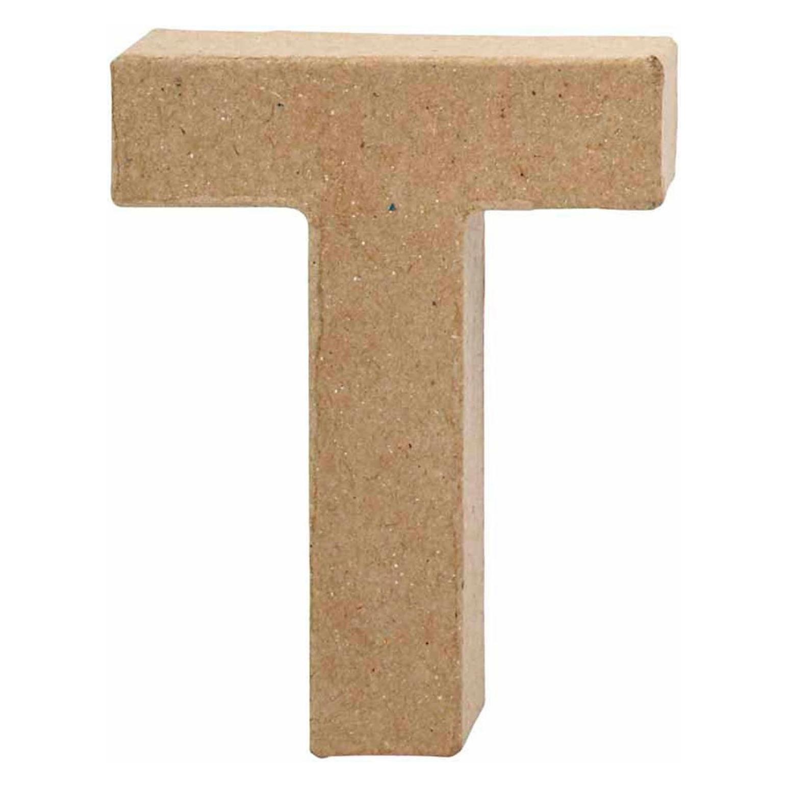 Creativ Company Letter Papier-maché Klein - T (5707167567401)