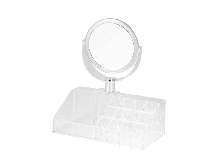 Kosmetik Organizer mit Spiegel 21 x 12 x 24 cm