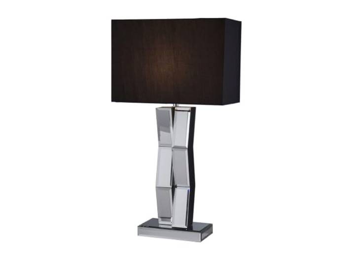 Searchlight Schemerlamp Mirror zwart met spiegelglas - EU5110BK