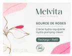 Melvita Source de Roses Crème Hydra-Repulpante Recharge Biologique 50 ML - Pot 50 ml