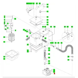 FESTOOL Gebläse für TURBO 4001 3KW 4HP