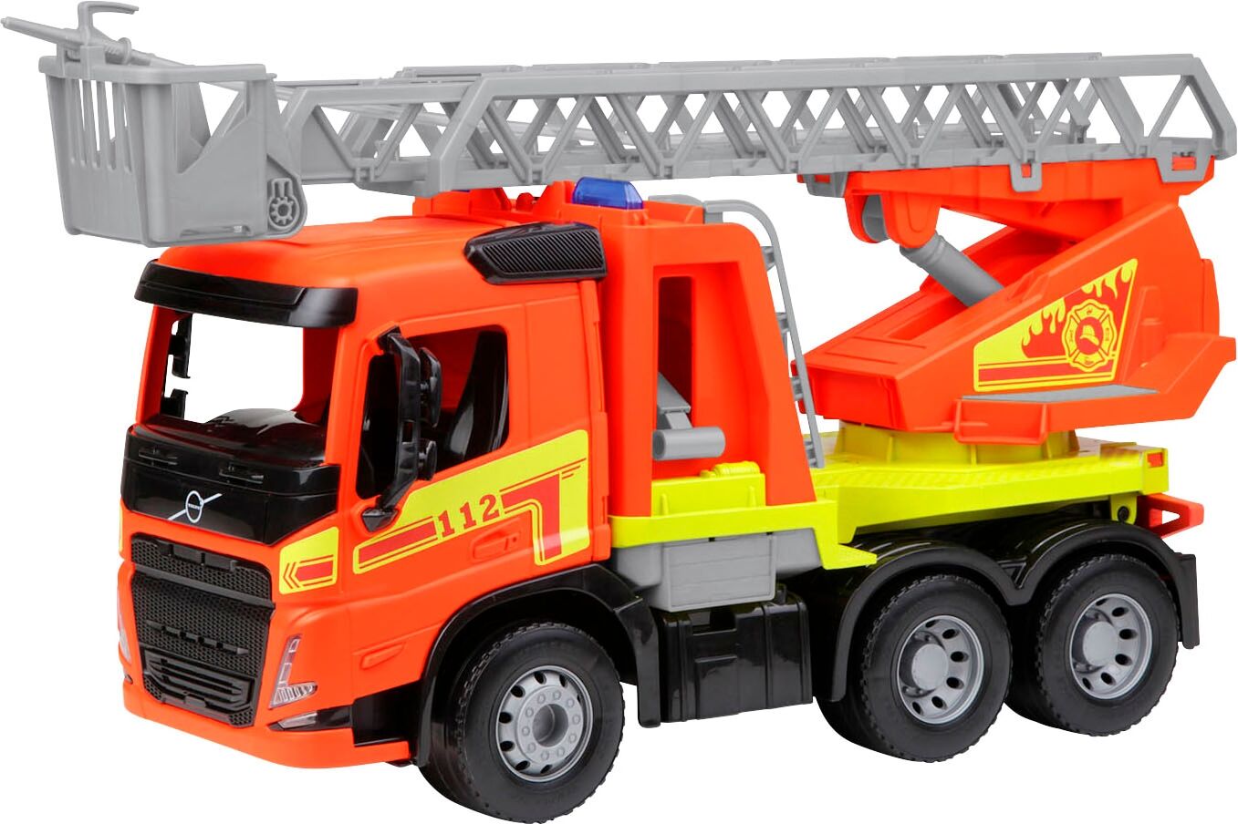 Spielzeug-Feuerwehr LENA "Worxx Feuerwehr Volvo FMX", bunt, Spielzeugfahrzeuge, Kinder, Kunststoff, Spielzeug-Feuerwehr, Made in Europe
