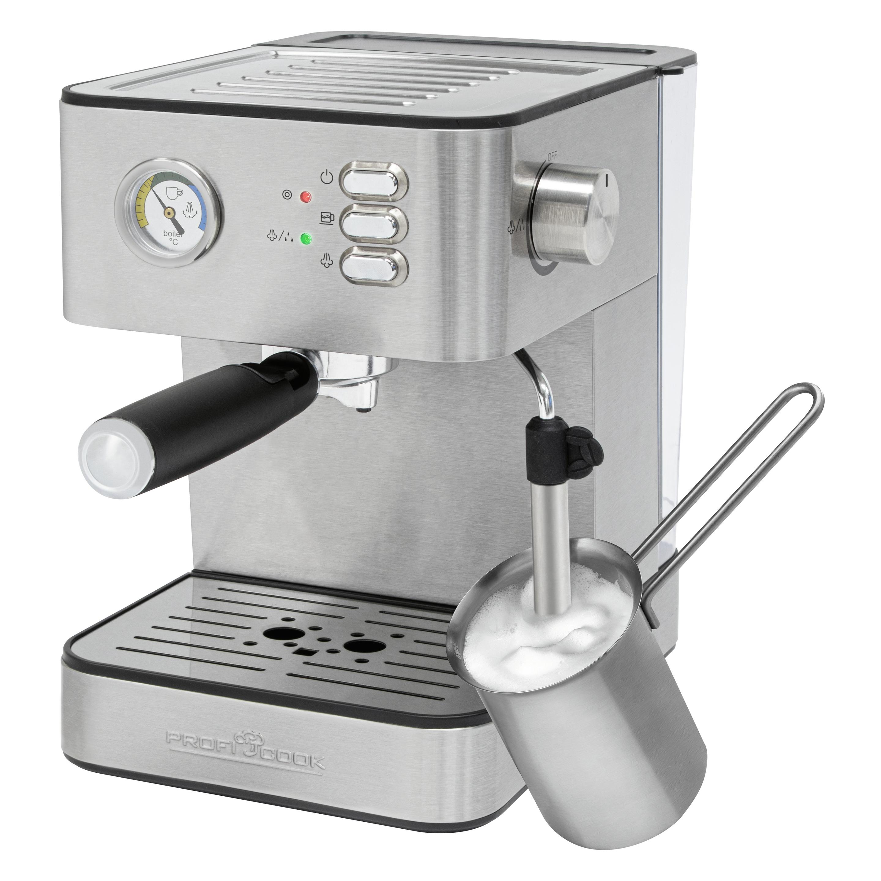 Clatronic Espressomaschine PC-ES 1209 inox sr (501209)