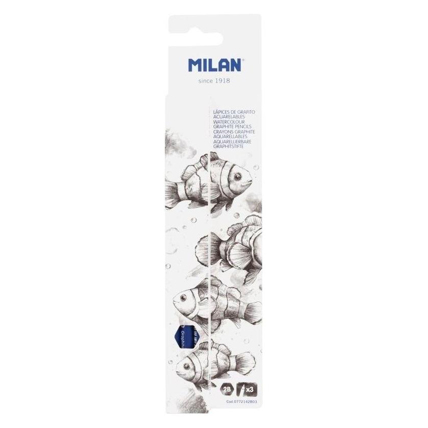 Milan Aquarellstifte 2B sechseckig 3 Stk. MAILAND (3x) (48893434)