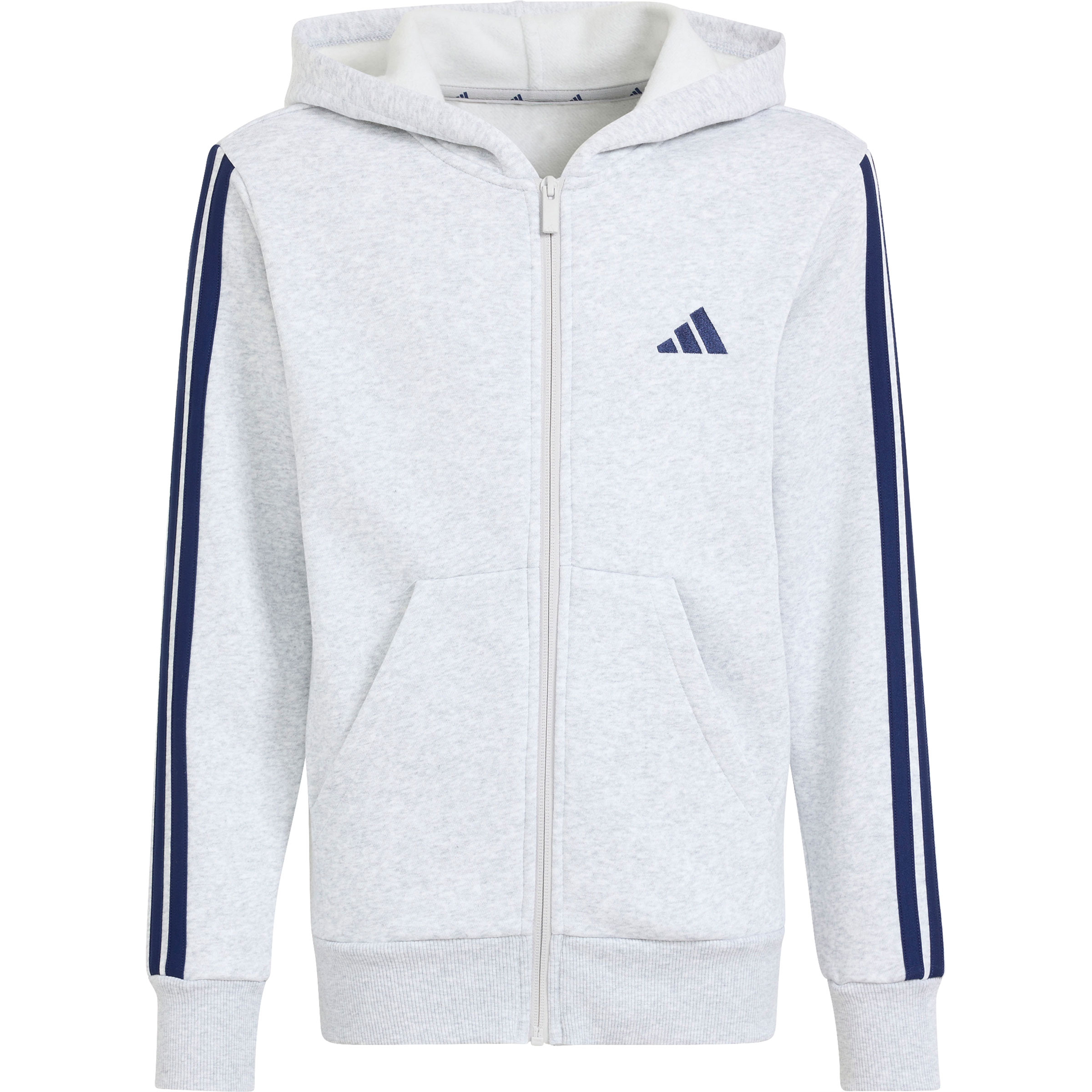 adidas Essentials Kinder Freizeitjacke, Parkas grau Größe 164 Lifestyle Hautfreundlich