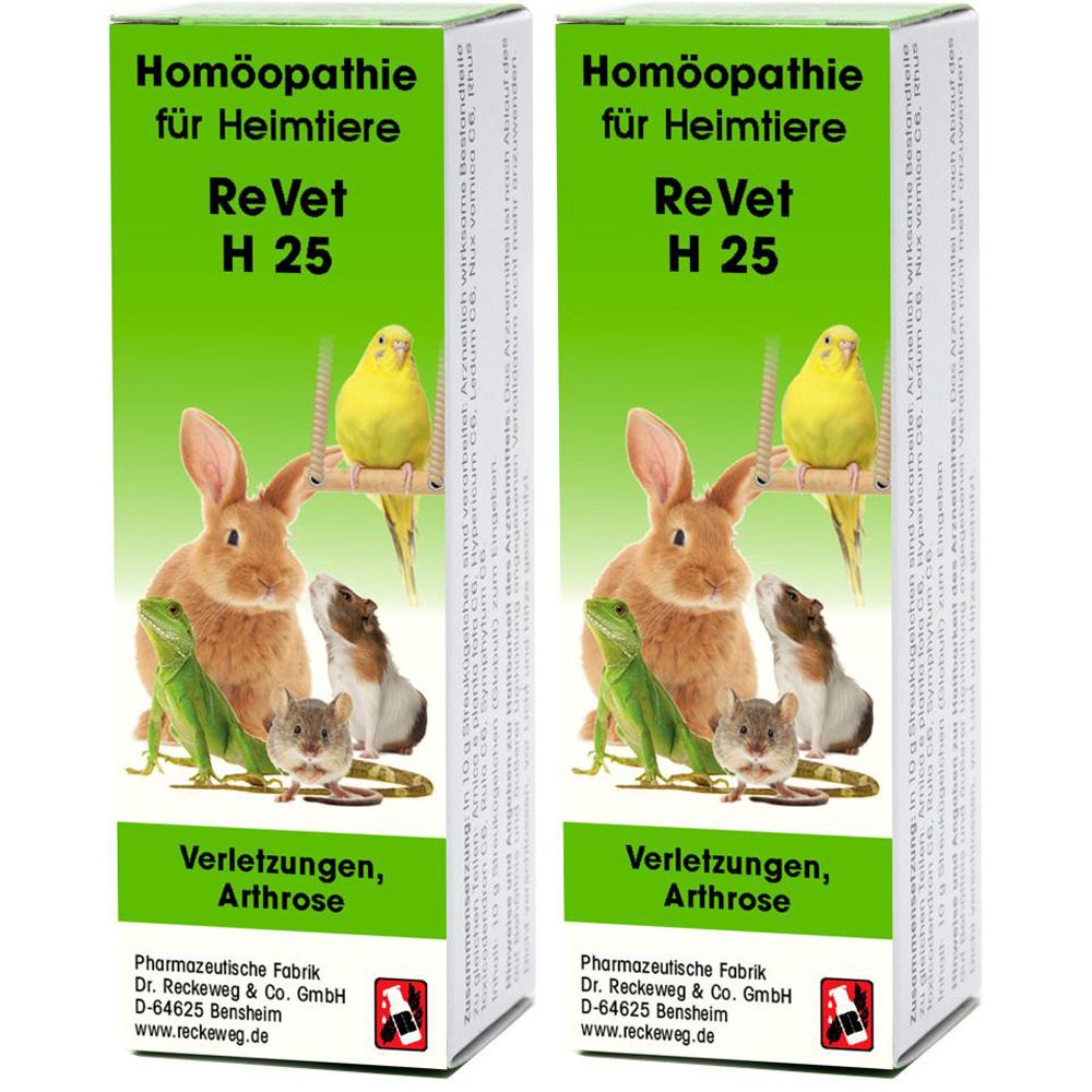 Revet H 25 Globuli f.Heimtiere Doppelpack 2x10 g