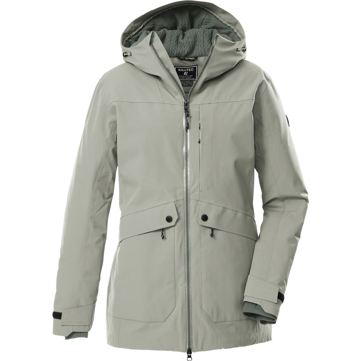 killtec KOW 16 Women Parka helles salbei (00741) 42 43310-000-00741-42