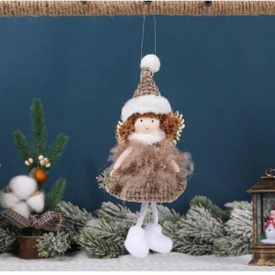 Uplift Treasures Cute Plush Angel Girl Christmas Tree Hanging Ornament e