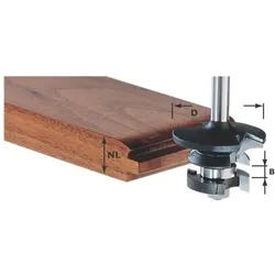Festool, Fräser, Konterprofilfräser Feder HW S8 D43/21 A/KL