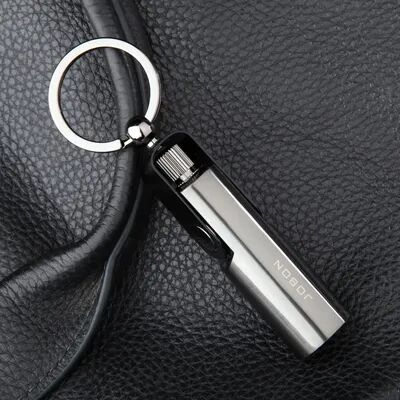 Inspire Daily Merch Waterproof Survival Match Lighter Keychain Portable Outdoor Fire Starter Tool black