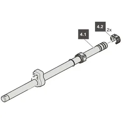4. Sommer Schubrohr komplett, twist XL
