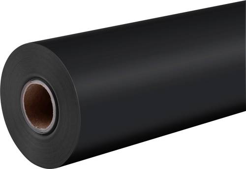 Loklik Mattenloses permanent klebendes Vinyl Mattschwarz 33 x 305cm Folie Matt Schwarz