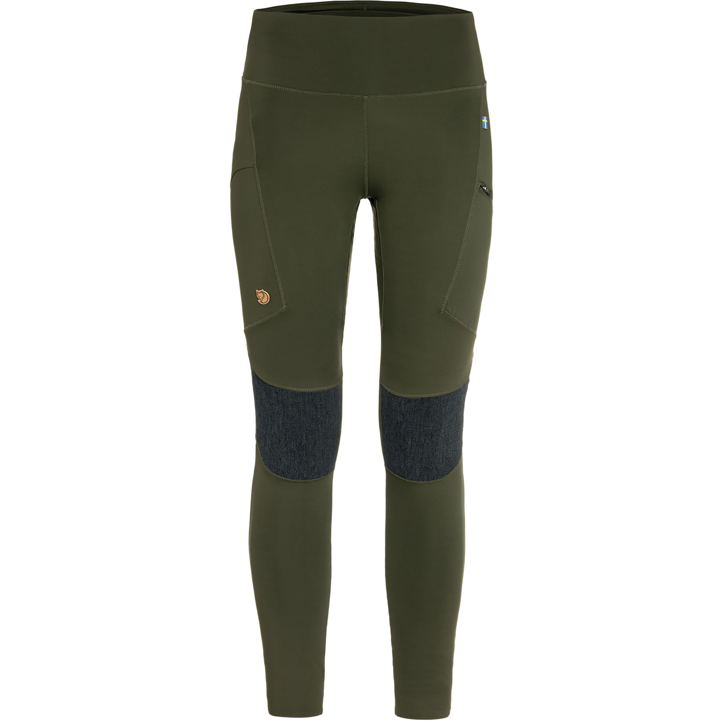 Fjällräven Abisko Trekking HD Tights Damen Tights & Leggings oliv Größe S Camping Windabweisend Wasserabweisend