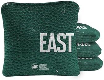 Skip's Garage East Lansing Green Dual Sided Cornhole Bags