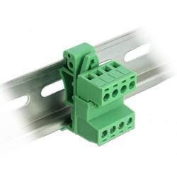 Delock 66079 Netzwerkmodul Schraubbefestigung Unbestückt Grün