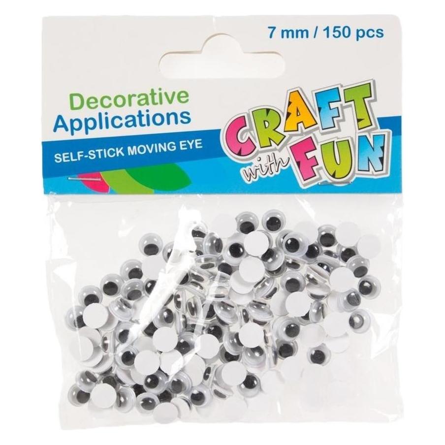 Craft with Fun Deko-Ornamentaugen 7mm 150 Stk (41932557)