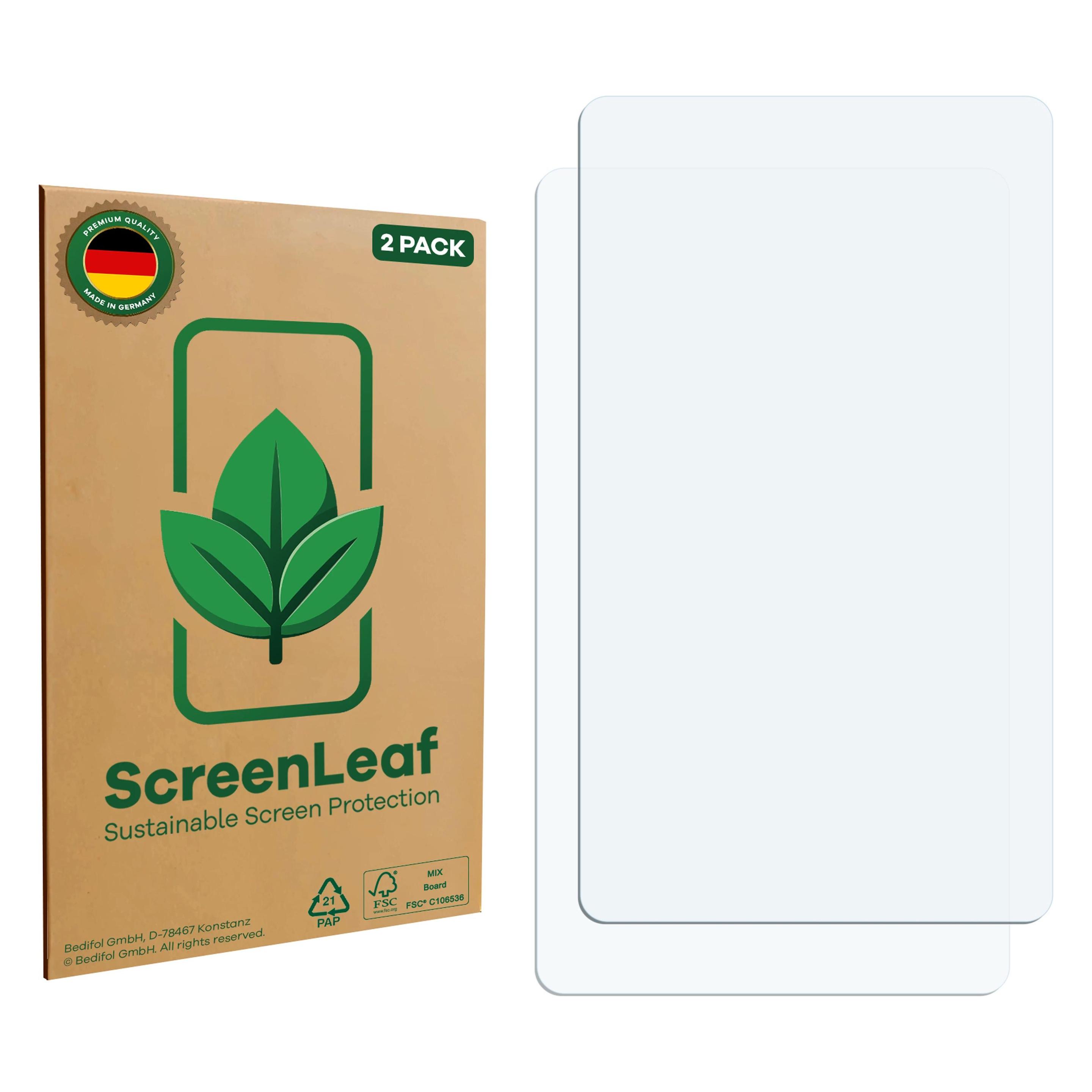 ScreenLeaf Schutzfolie für Garmin GPSMAP H1i Plus Displayschutz Display Schutz Folie Klar Transparent (6160424)