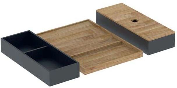 Geberit iCon Schubladeneinsatz-Set 502349001 60cm breit, für obere Schublade, lackiert matt