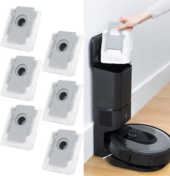 Impact Life 6-pack vervangingszakken voor automatische vuilverwijdering compatibel met Roomba i7, i7+ en s9+