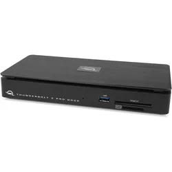OWC Owctb3dkpro (Thunderbolt), Dockingstation + USB Hub, Schwarz