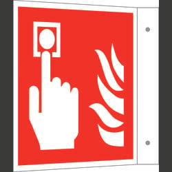 SAFETYMARKING Hinweisschild Brandmelder Aluminium (B x H) 20 cm x 20 cm ISO 7010 1 St. 15.A5159