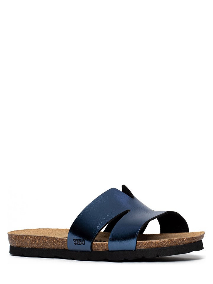 Sunbay Pantoletten "Rita" in Blau - 38