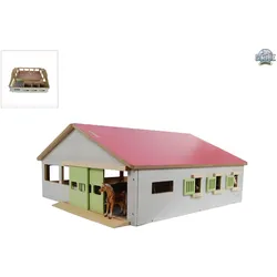 Kids Globe Pferdestall mit 3 Boxen und Reitplatz, Lünge: 62 cm