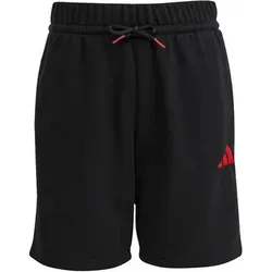 ADIDAS Kinder Shorts French Terry Slogan, Größe 140 in Schwarz Schwarz