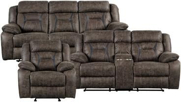 Fremont & Park Avondale 3-Piece Reclining Living Room Set