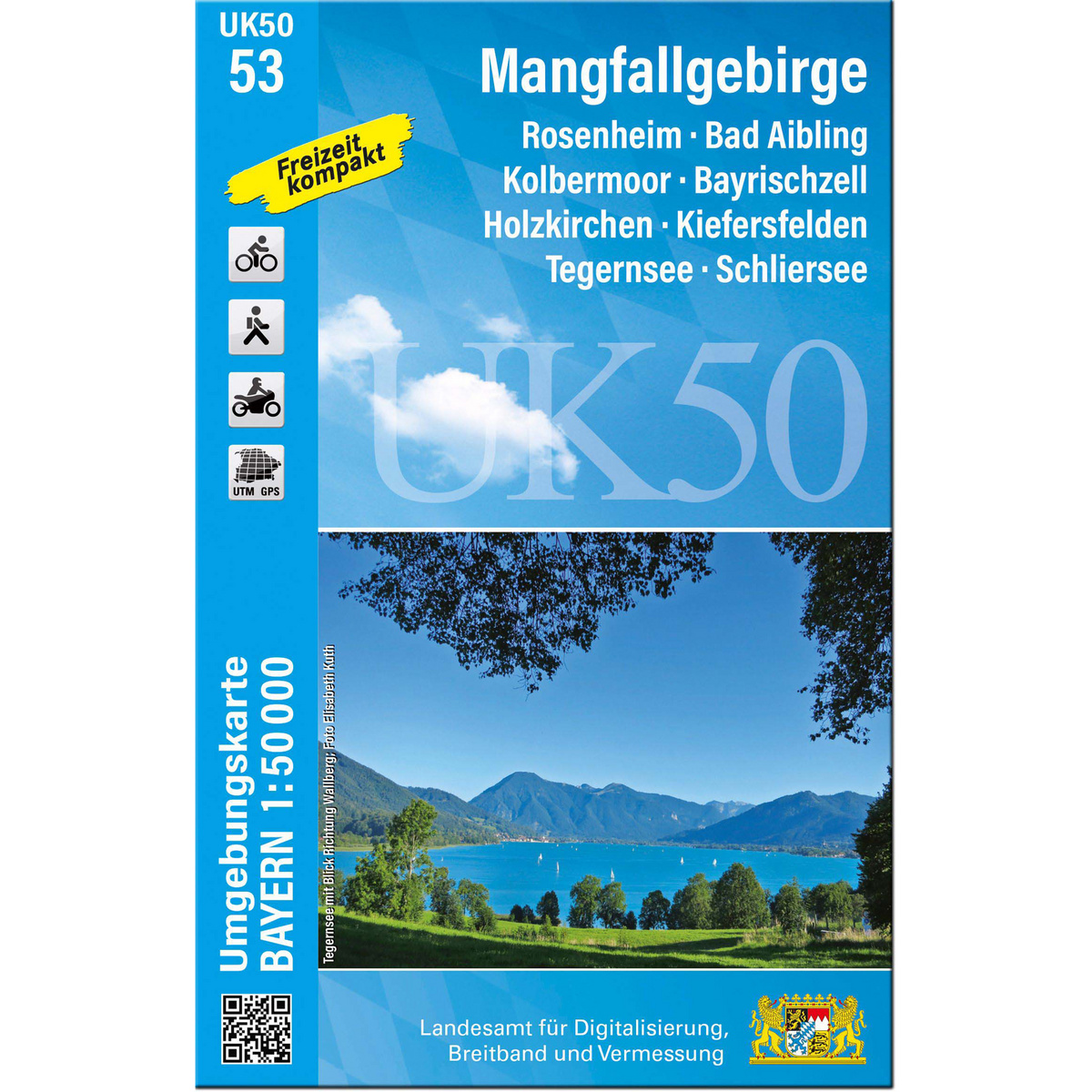 Landesamt Digitalisierung, Breitband, Vermessung UK 50-53 Mangfallgebirge (Größe One Size, Aufl. 2025)