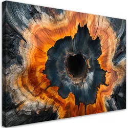 LEINWANDBILD Holzmaserung Natur 60x40cm