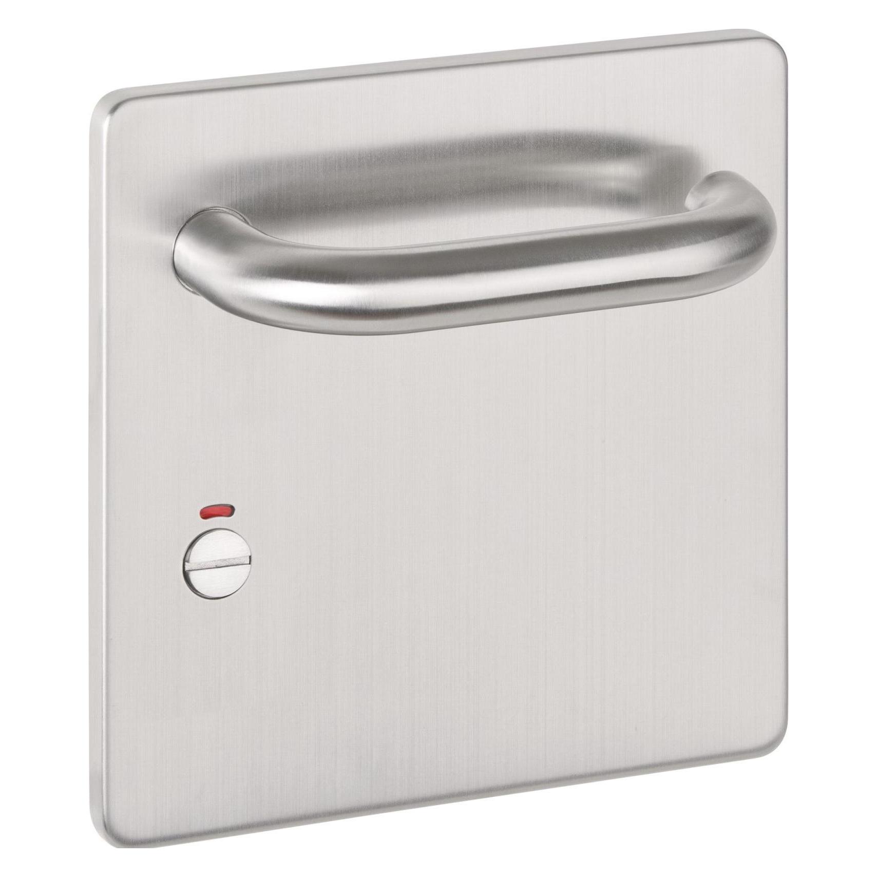 Tecwerk Breitschildgarnitur NW-405-4 Edelstahl matt WC Breitschild-WC-Garnitur (2000300079)