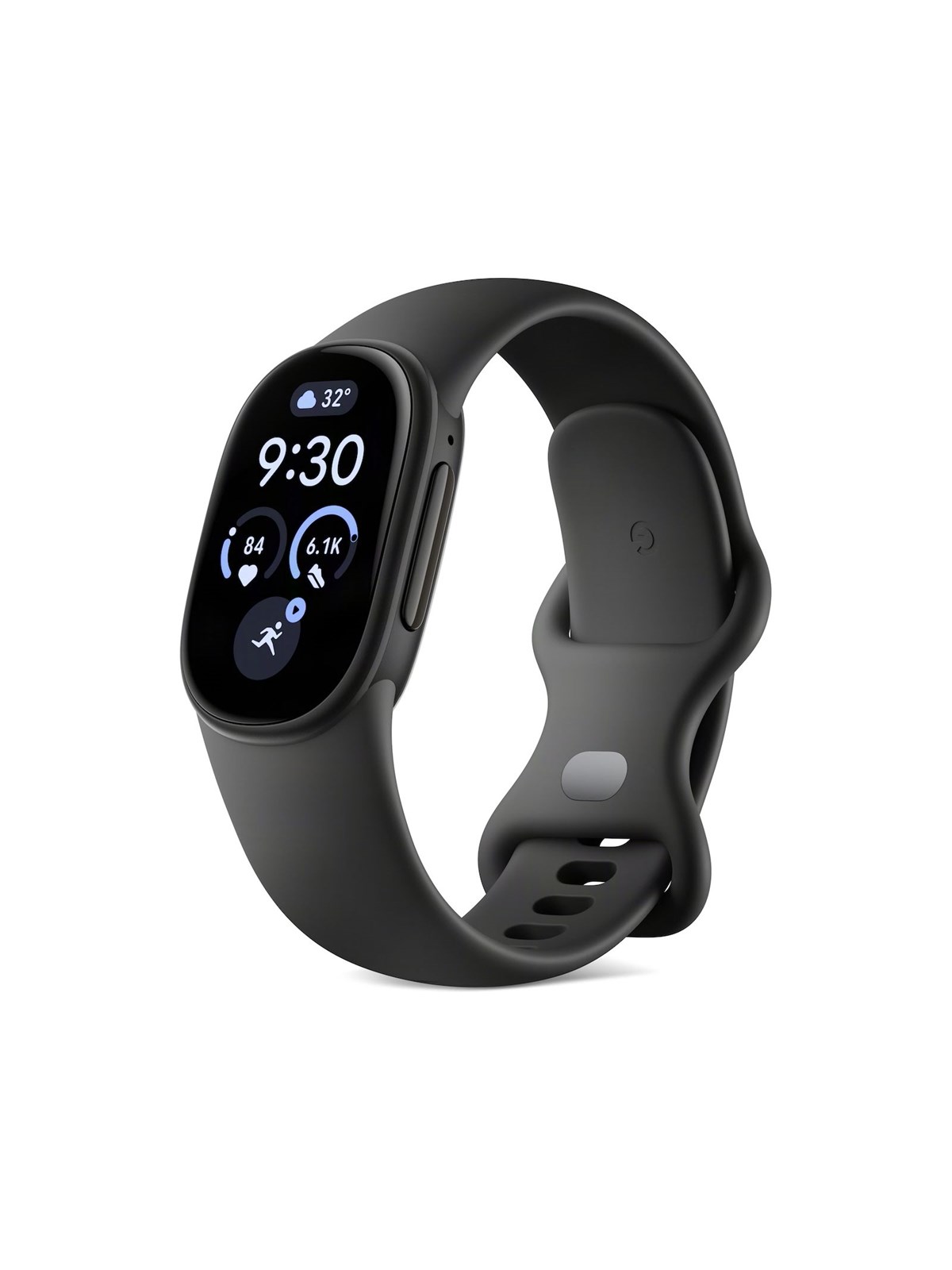 Google Fitbit Edge Matte Black Aluminium Case / Obsidian Active Band