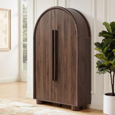 Modway Bellamy Arched Fold-Out Desk Cabinet