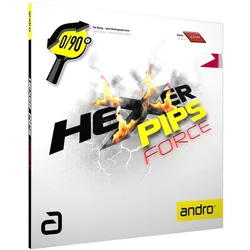 andro Belag Hexer Pips Force schwarz 1,9 - schwarz 1,9