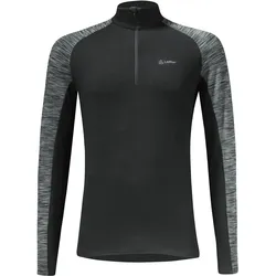 Löffler, Herren, Funktionsshirt, Unterziehshirt Midlayer Transtex (M), Schwarz