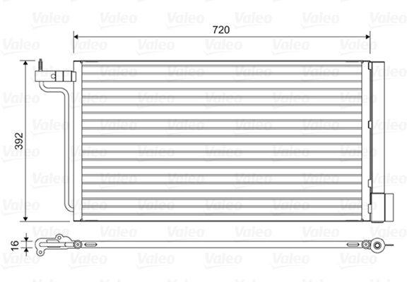 Valeo Kondensator, Klimaanlage 814177 Für Ford Asia & Oceania (Changan)