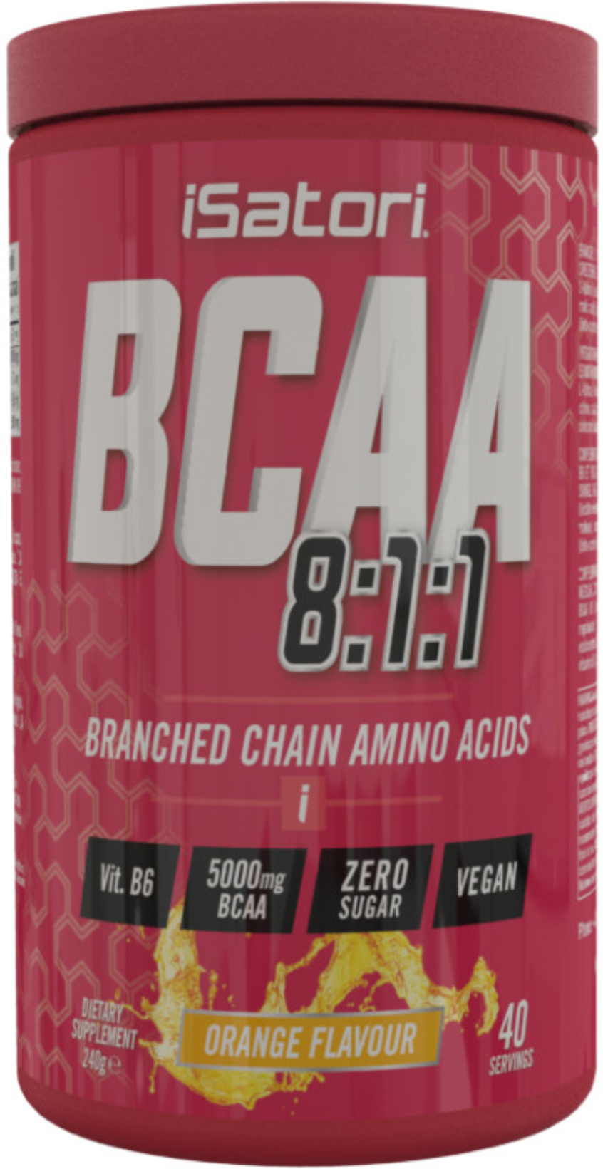 ISATORI Bcaa 8:1:1 240 Grammi 