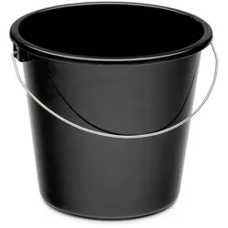 Eimer Behälter Kübel Putzeimer Mülleimer 5 Liter Schwarz Haushalt Reinigung