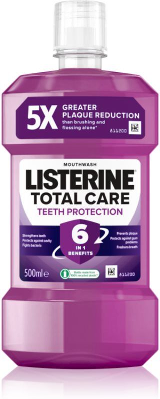 Listerine Total Care Teeth Protection complex protection mouthwash 6-in-1 500 ml