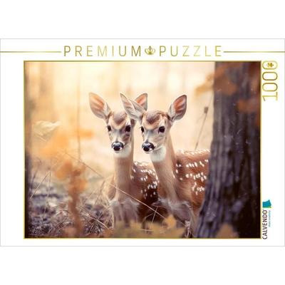 CALVENDO Puzzle Rehkitze | 1000 Teile Lege-Größe 64x48cm Foto-Puzzle für glückliche Stunden, Sonstige von , Calvendo Puzzle