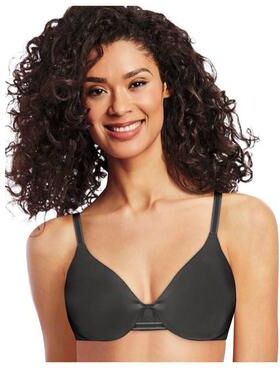 Plus Size Women's One Smooth U® Smoothing & Concealing Underwire Bra DF3W11 by Bali in Black (Size 34 C)