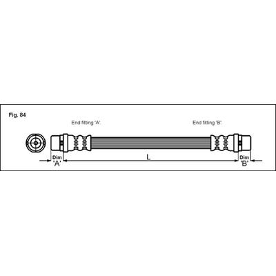 METZGER AUTOTEILE Bremsschlauch 4110343 für VAG