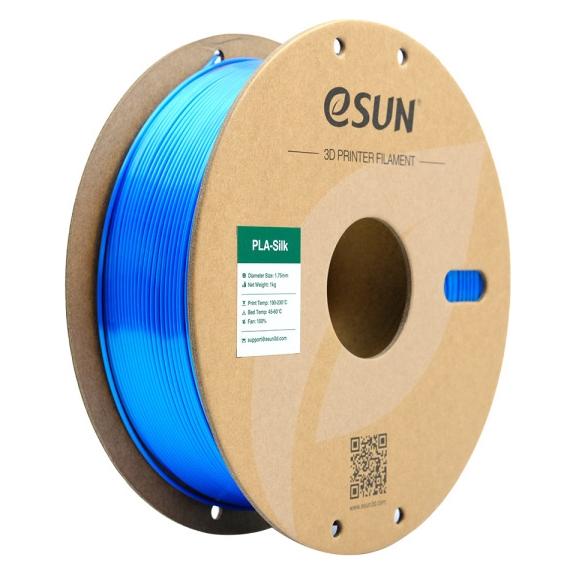 eSUN EPLA-SILK 1,75mm BLUE 1kg 3D FILAMENT (PLA, 1000 g, 1.75 mm) (EPLA-SILK-P175U1)