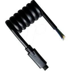 BKL 10080174 - USB C Stecker - freie Enden, 100 W, 0,5 m