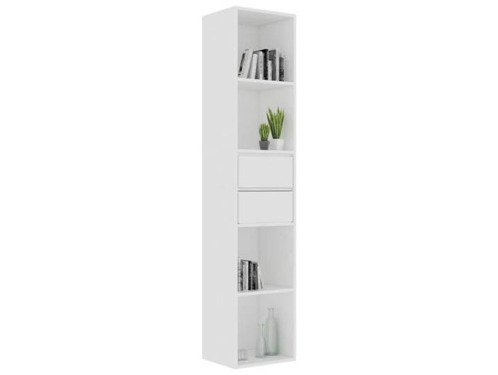 LVL - MEUBLE ETAGERE - Bibliothèque Blanc 36x30x171 cm Aggloméré(4020)