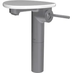 Laufen Einhand-Standsäulen-Waschtischmischer ADA, 110 mm in titanschwarz matt / Kaffee matt